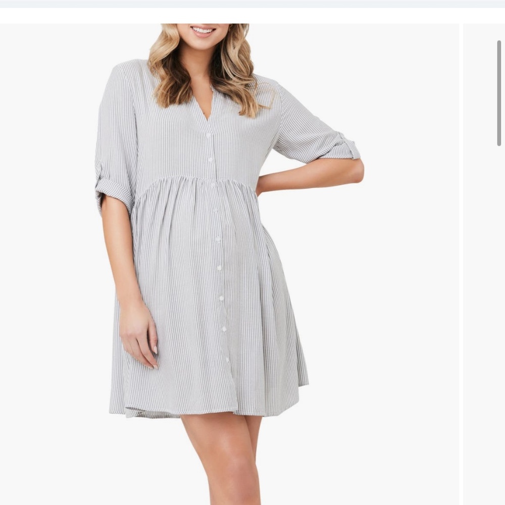 Ripe maternity shirt dress